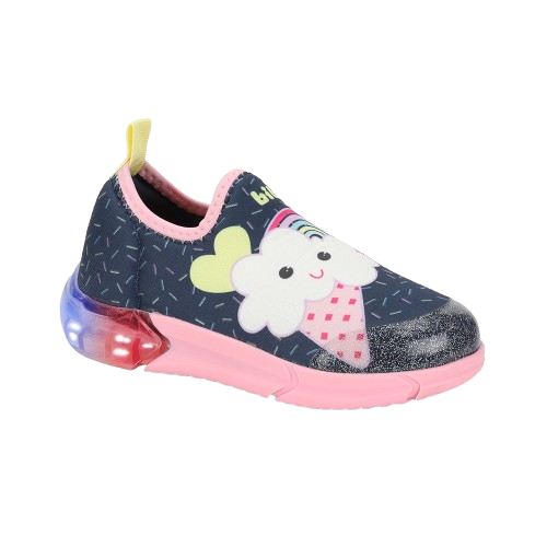 tenis bibi space marino/rosa niña 1228131