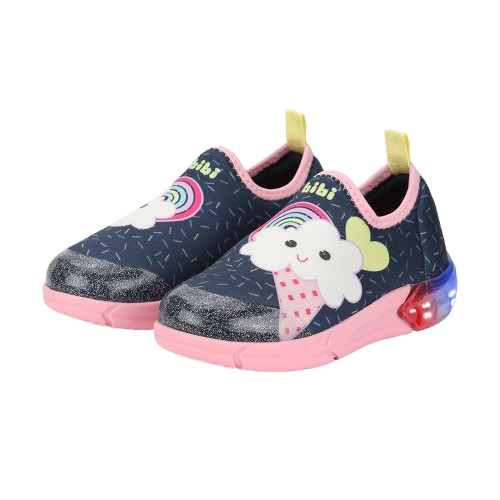 tenis bibi space marino/rosa niña 1228131