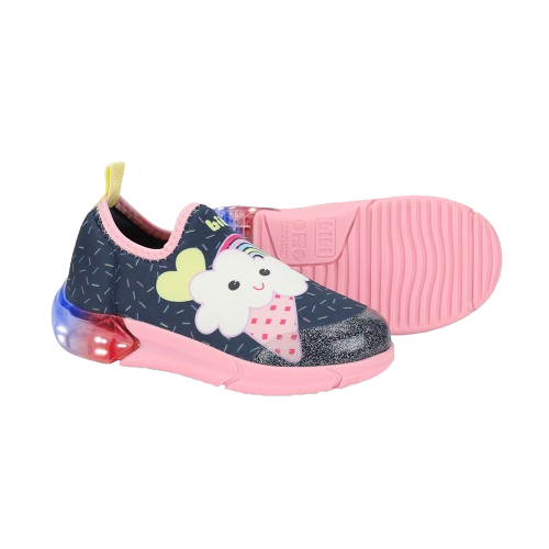 tenis bibi space marino/rosa niña 1228131