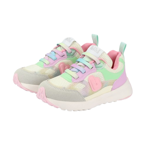 tenis bibi jogging milk/dulce rosa niña 1236041