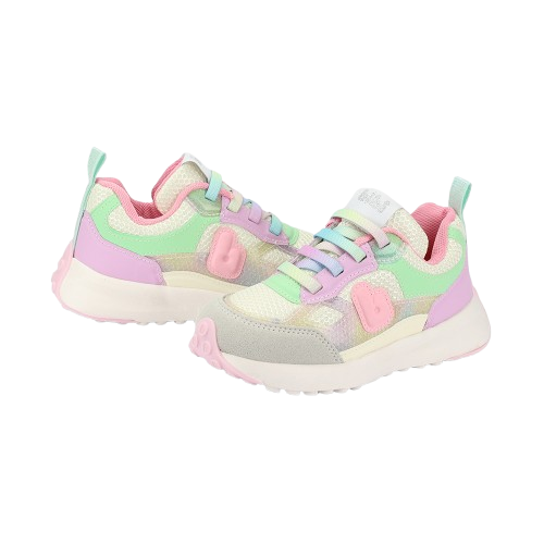 tenis bibi jogging milk/dulce rosa niña 1236041