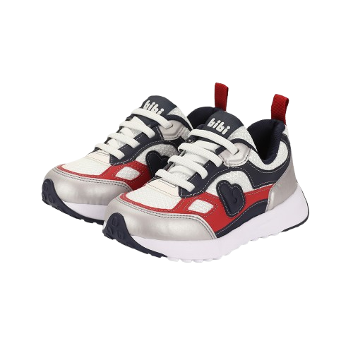 tenis bibi blanco/marino/rojo niño 1236042