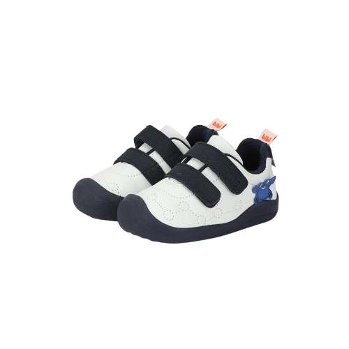 tenis bibi fisioflex 5.0 blanco/marino niño 1265038