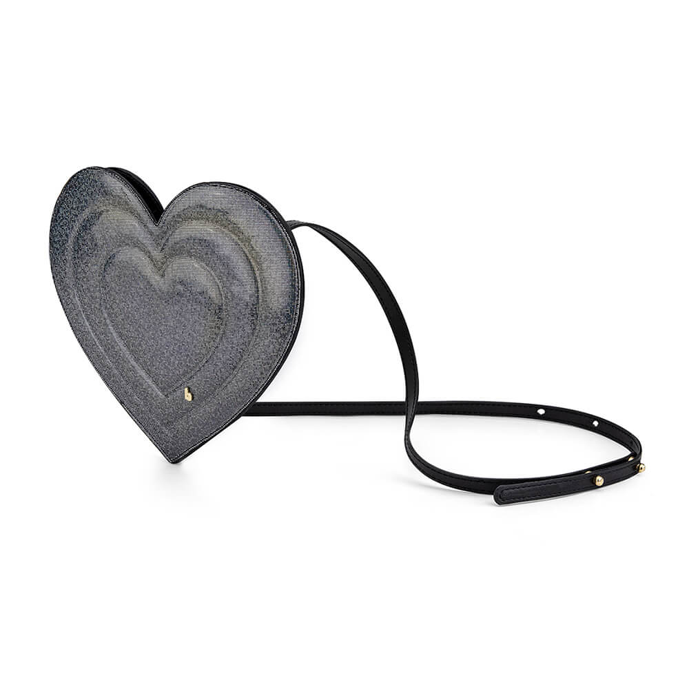 bolsa bibi corazon negro niña 857420