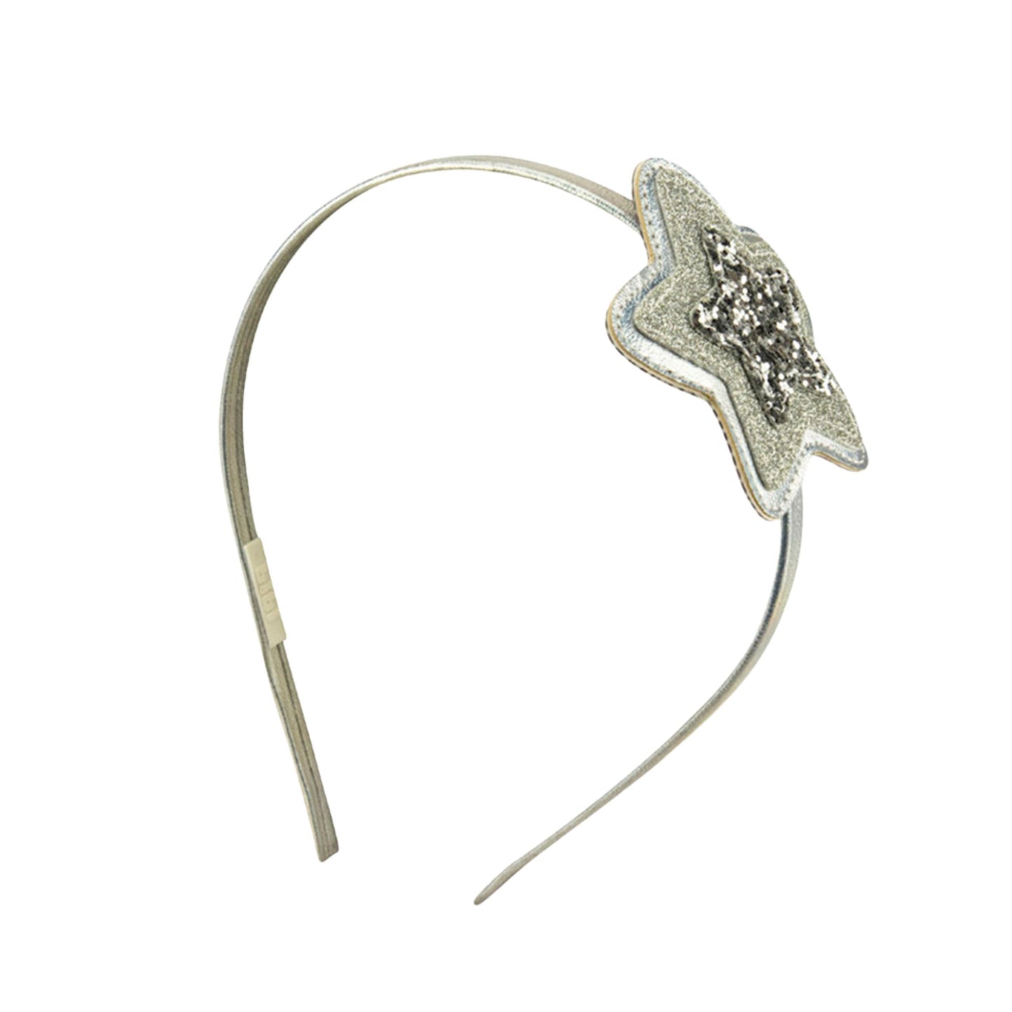 Tiara plateada para niña con estrella brillante 855791