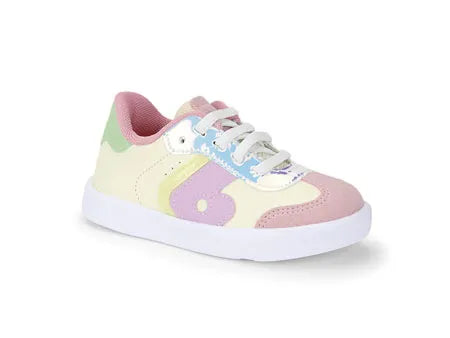 tenis bibi agility mini ii milk/iris/melon niña 1202232