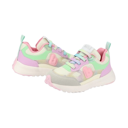 tenis bibi jogging milk/dulce rosa niña 1236041