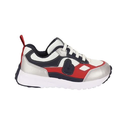 tenis bibi blanco/marino/rojo niño 1236042