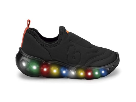 tenis bibi roller celebration 3.0 negro/fire niño 1252013