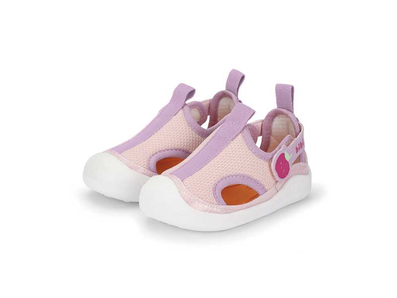 tenis bibi fisioflex 5.0 sugar/iris/pink glow p/niña 1265027