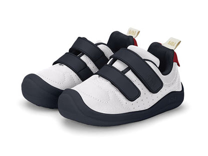 tenis bibi fisioflex 5.0 blanco/marino niño 1265031