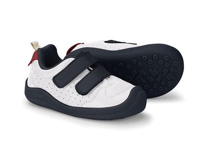 tenis bibi fisioflex 5.0 blanco/marino niño 1265031