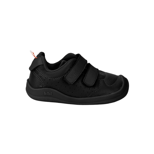 tenis bibi fisioflex 5.0 escolar negro niño 1265033