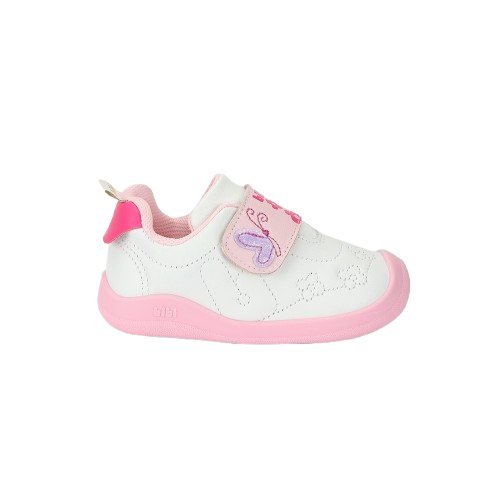tenis bibi fisioflex blanco/ rosa niña 1265039