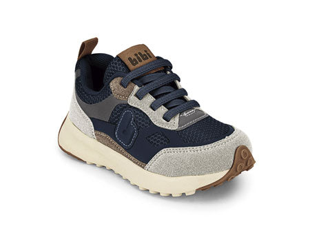 tenis bibi jogging kids marino/grafito/caramelo niño 1269010