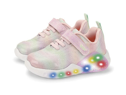 tenis bibi fun light sugar/iris/verde baby niña 1275004