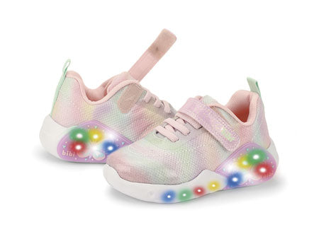 tenis bibi fun light sugar/iris/verde baby niña 1275004