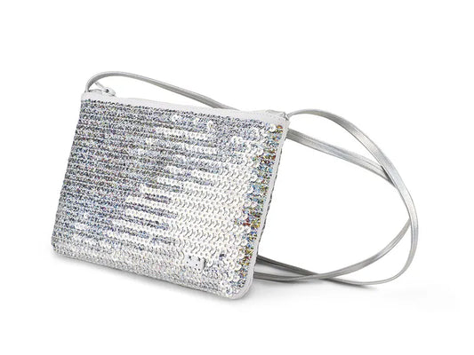 bolsa bibi plateado niña 857528
