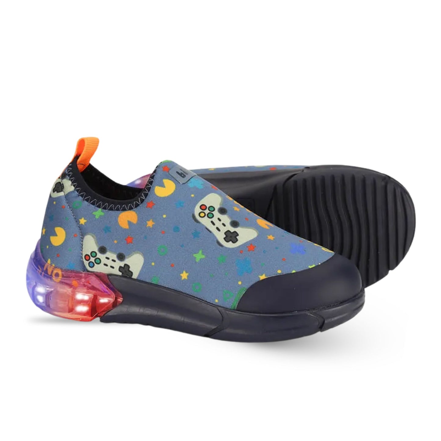 Tenis de luces Bibi Space azul niño 1228148