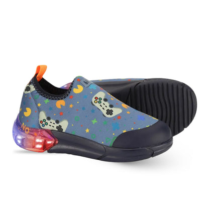 Tenis de luces Bibi Space azul niño 1228148