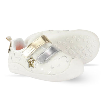 Tenis Bibi Fisioflex 5.0 blanco niña 1265079