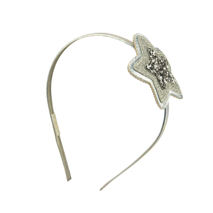 Tiara plateada para niña con estrella brillante 855791